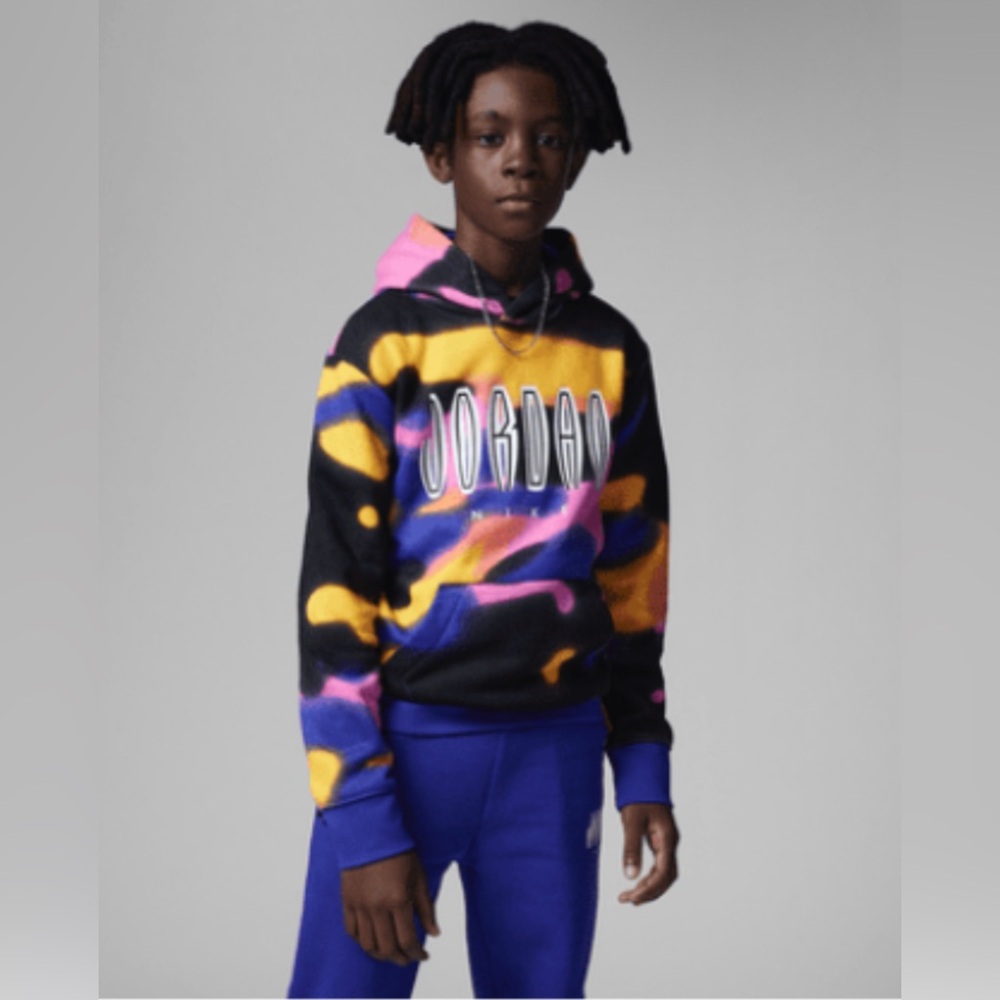 Jordan Nike Boys Hoodie Multucolor Size S/8-10